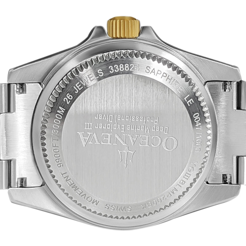 Two-Tone Deep Marine Explorer III – Blue Dial