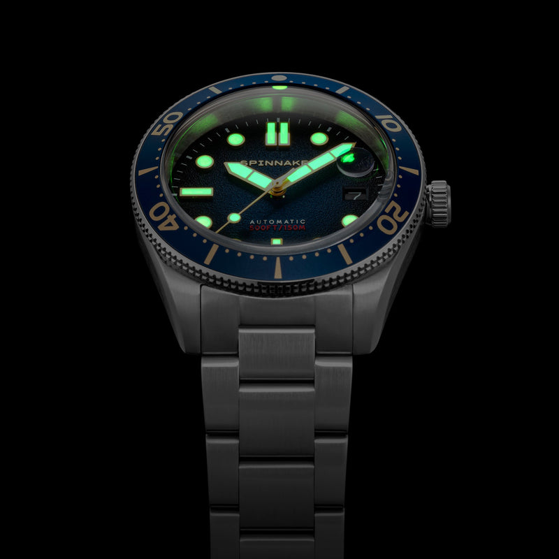 Croft Midsize Blue / Stainless Steel | Blue Dial