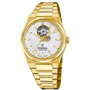 Rive Open Heart Silver / Stainless Steel Silver Dial