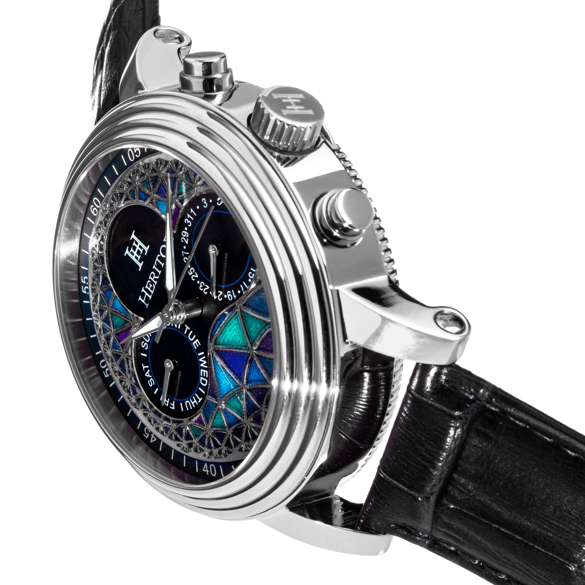 Legacy Silver/Black | Multi-colored Dial