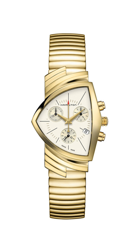 Ventura PVD Yellow | Silver Dial