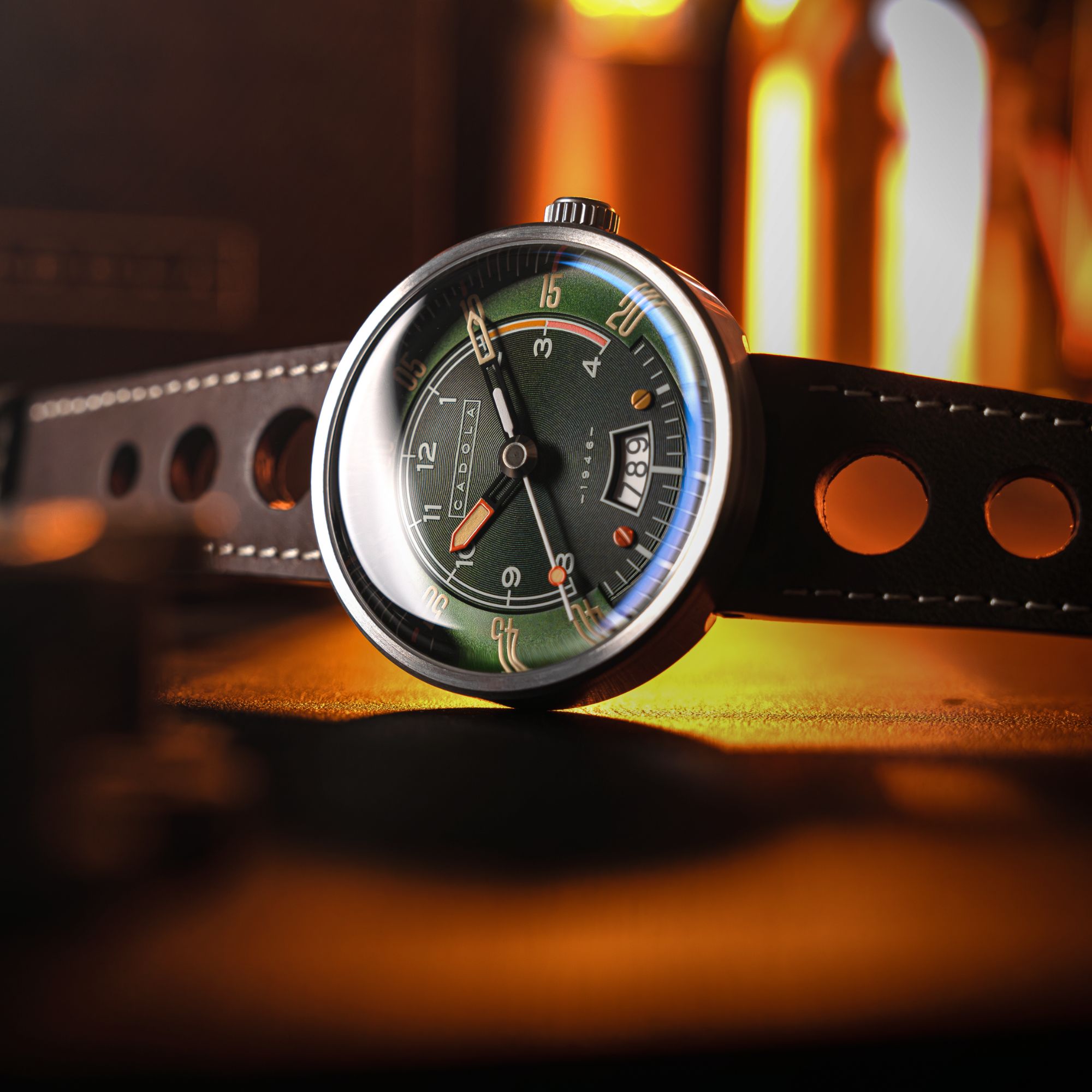 RPM Automatic Green / Leather | Green Dial – Watch Gang