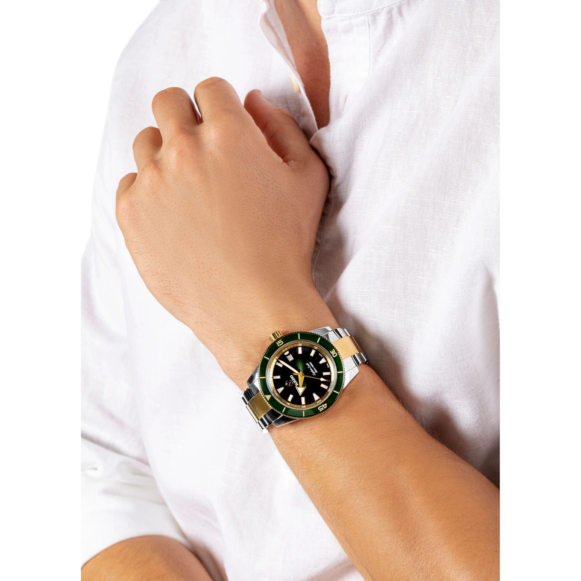 Captain Cook Automatic Green Gradient / Two-Tone – Watch Gang