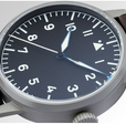 Münster Pilot Watch Original 42mm Automatic | Black Dial