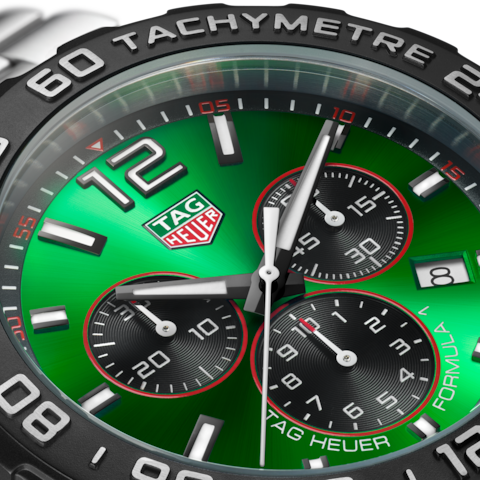 Formula 1 Chronograph Green | Green Dial