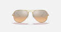AVIATOR GRADIENT UNISEX / POLISHED ARISTA GOLD - SILVER PINK GRADIENT MIRROR