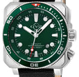 XO Submarine Sellita SW200 rotating bezel Green dial  Divers watch