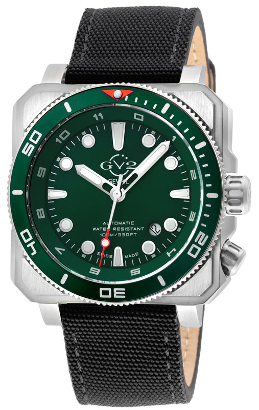 XO Submarine Sellita SW200 rotating bezel Green dial  Divers watch