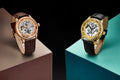 Legacy Automatic Skeleton Watch Brown/Leather | Salmon Dial