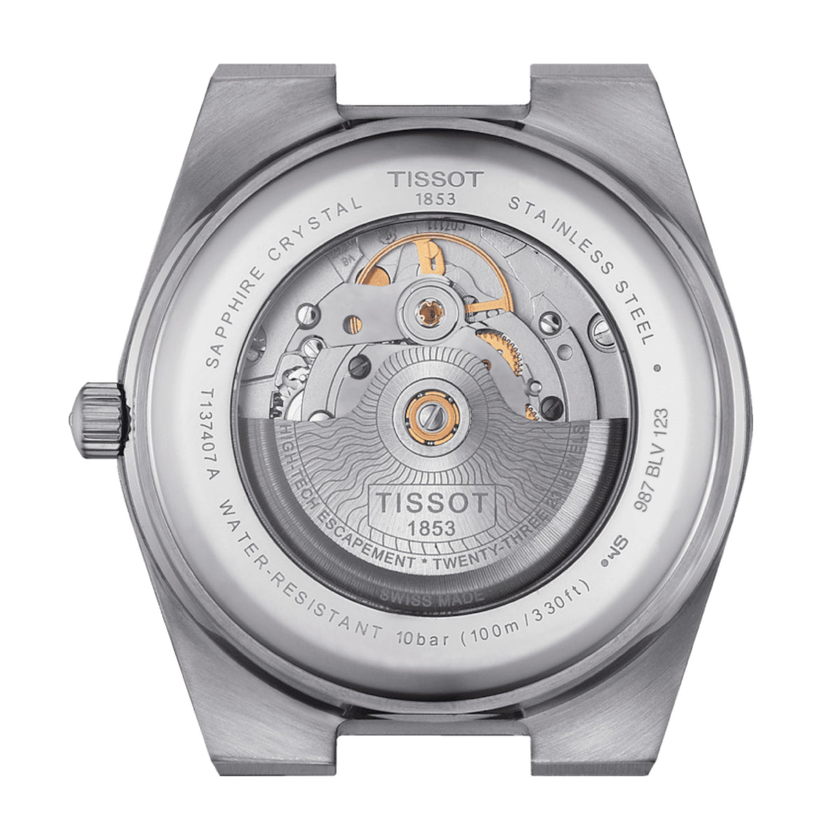 PRX Powermatic 80 40mm Blue Gradient / Stainless Steel | Ice blue chameleon Dial