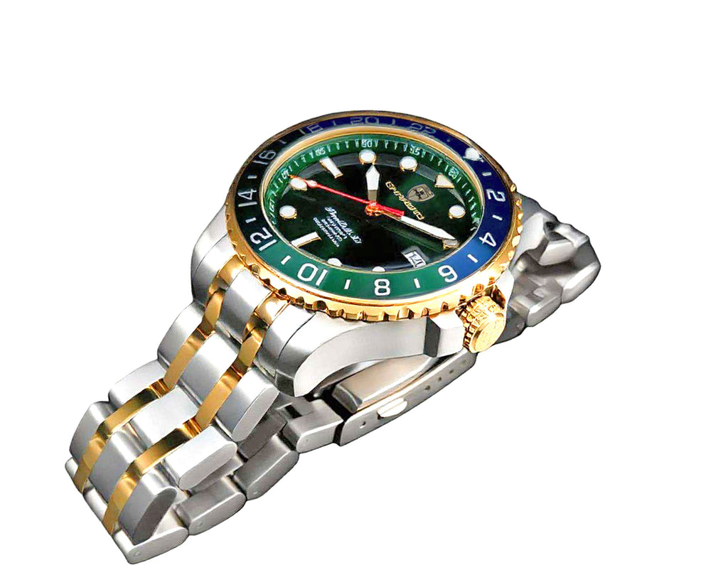 TIME BOLD- X10 GREEN/BLUE | Green Dial – Watch Gang
