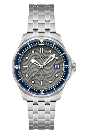 Henri Diver Gray/Stainless Steel Gray Dial