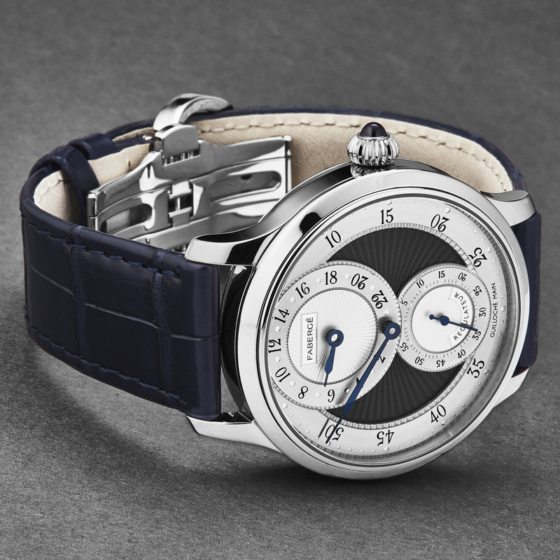 Agathon FAB-216 / Silver/Grey Enamel | Silver/Grey Enamel Dial