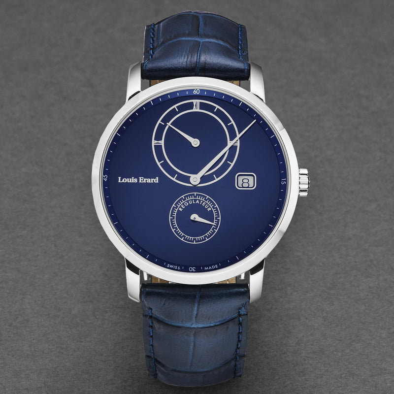Le Rgulateur 86236AA25BDC555 / Blue | Blue Dial
