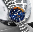 Aquadiver Blue Dial / Silver Stainless Steel Orange | Blue Dial