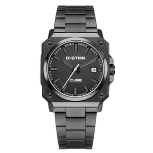 Cube Gray Dial / Black Stainless Steel Bracelet Gray Dial