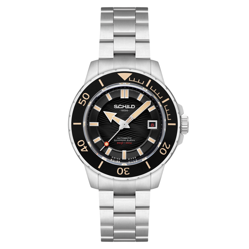 Hermann Swiss Automatic Limited Edition Black / Stainless Steel | Black Dial