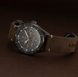Cahill Automatic Grey / Leather | Black Dial