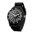 MaraGlo Pilot's Navigator with Date Black NGM/Nylon | Matte Black Dial