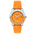Fleuss Automatic Orange / Leather | Orange Dial