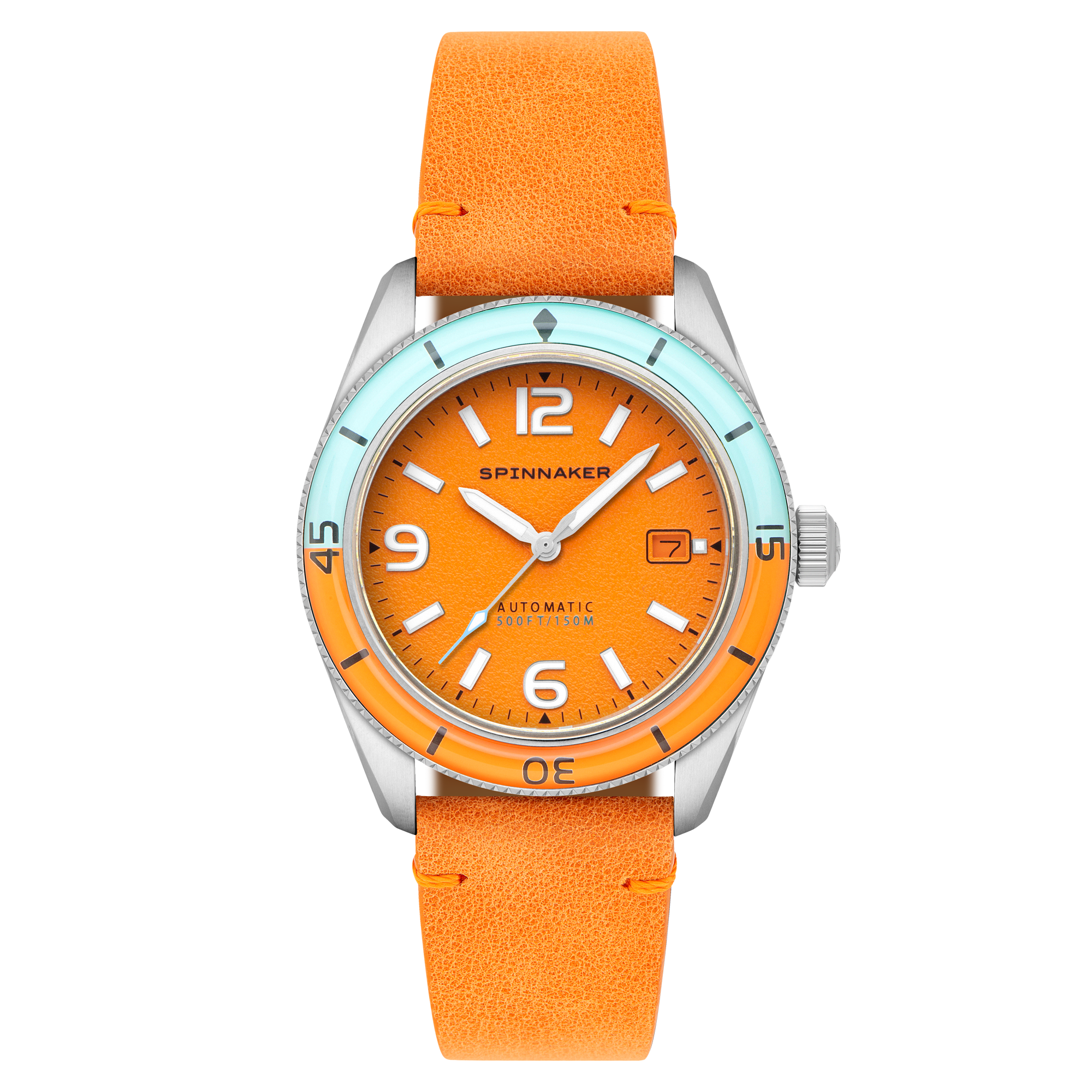 Fleuss Automatic Orange / Leather | Orange Dial