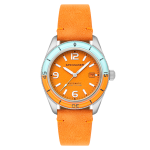 Fleuss Automatic Orange / Leather | Orange Dial