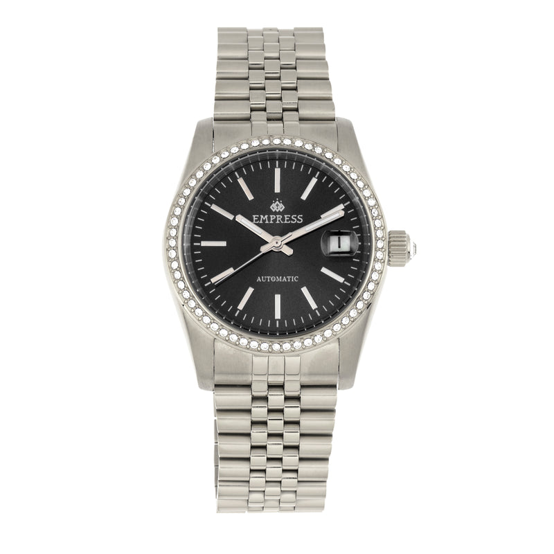 Constance Silver/Black | Black Dial