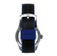Elijah Automatic Watch W/Date Black/Blue | Black Dial