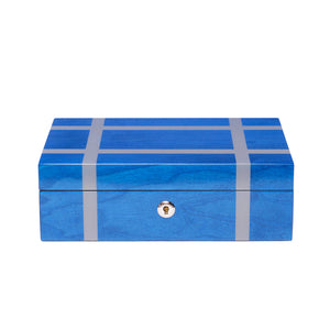 Carnaby Watch & Jewelry Box Blue