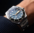Dumas Blue / Black / Stainless Steel | Blue Dial