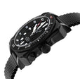 XO Submarine Sellita SW200 rotating bezel Black dial Black PVD Divers watch Mesh | Black Dial