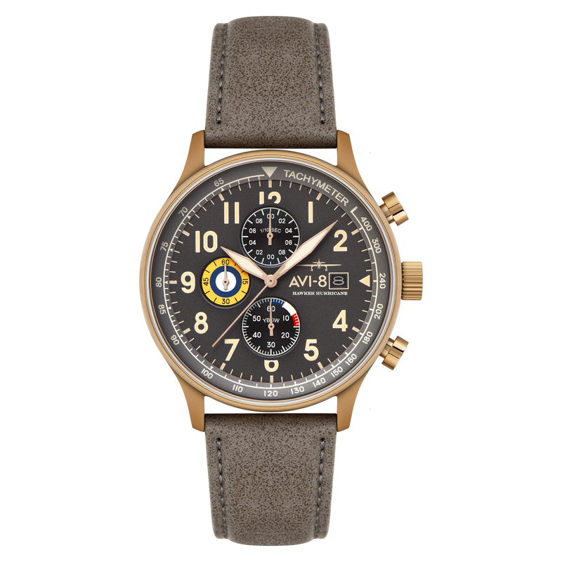 Classic Chronograph GREY / LEATHER | Grey Dial