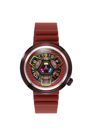 Ventana Automatic Atari Retro Gamer Limited Edition Red / Rubber Strap | Red Dial