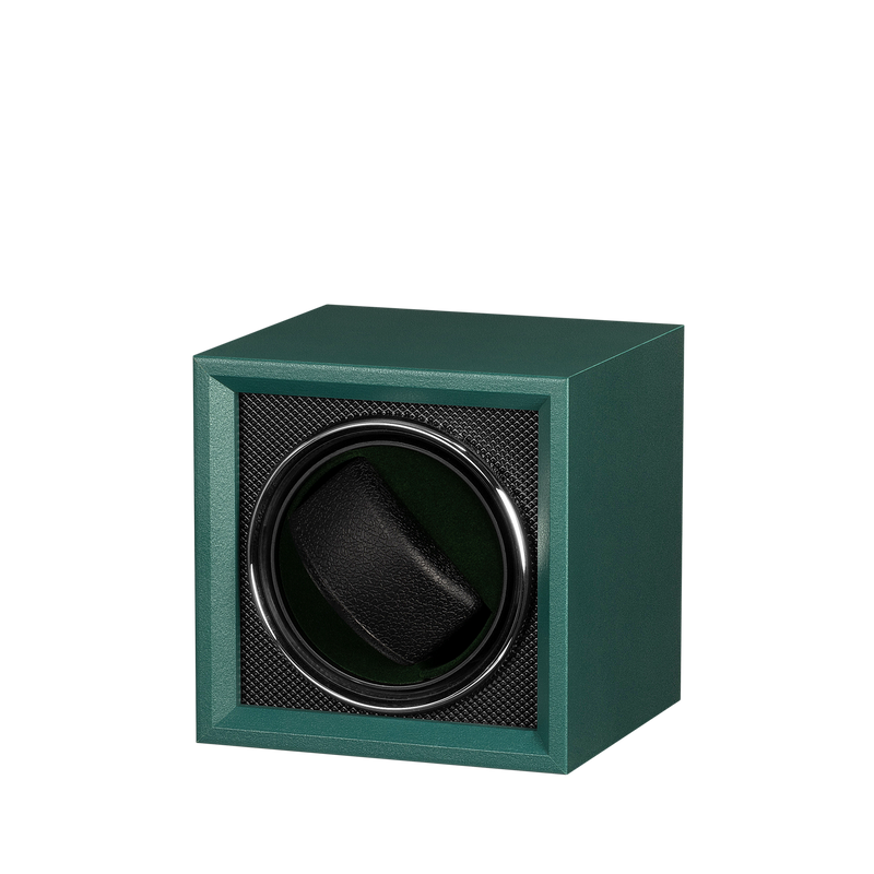 Mainspring Oxford Guardian 1-Slot Watch Winder - Green