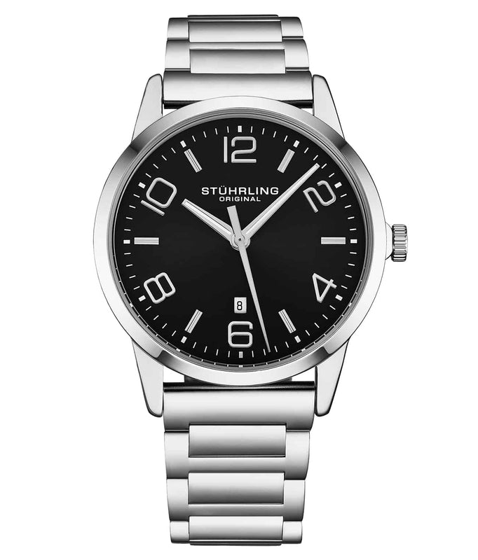 Classis 4021 Silver/Stainless Steel | Black Dial