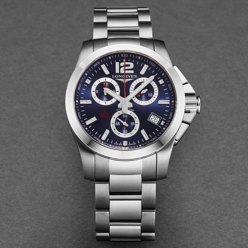 Conquest L37004966 / Blue | Blue Dial