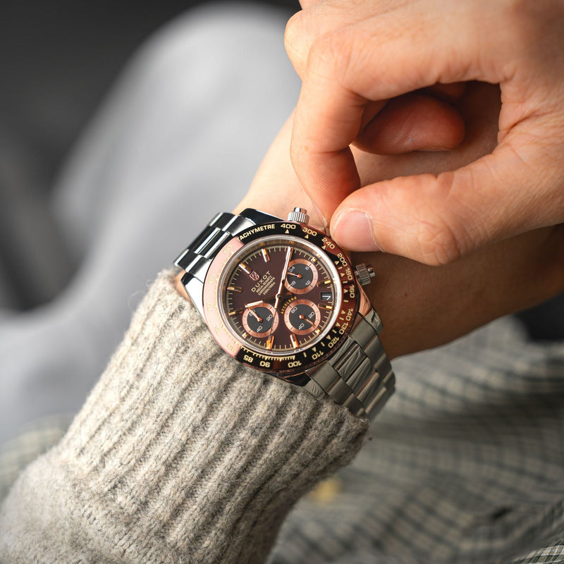 Accelero Chronograph Brown / Stainless Steel | Brown Dial
