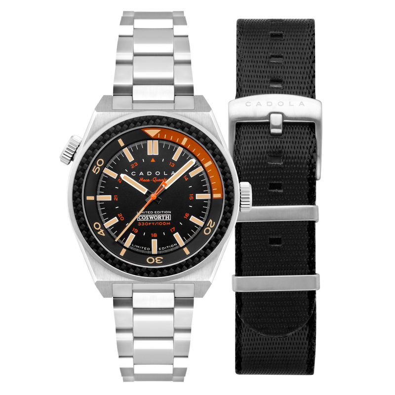 COSWORTH COSTIN MECA-QUARTZ LIMITED EDITION BLACK / STAINLESS STEEL | Black Dial