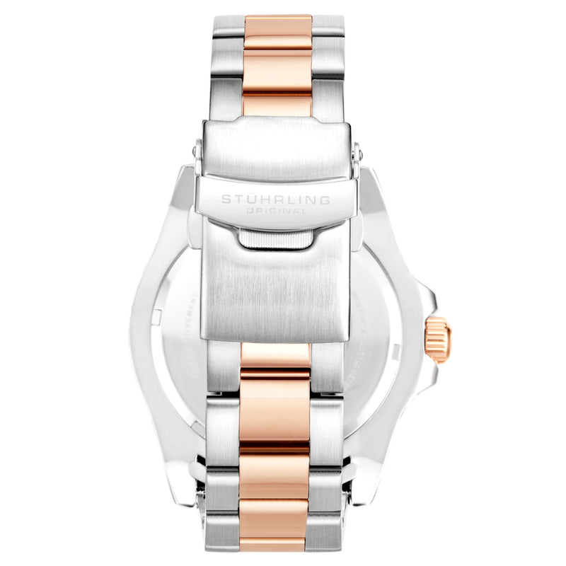 Aquadiver Silver/Rose and Silver Bracelet