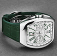 Vanguard 45CCWHTGRN / White | White Dial