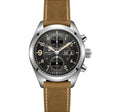 Khaki Field Auto Chrono Brown | Black Dial