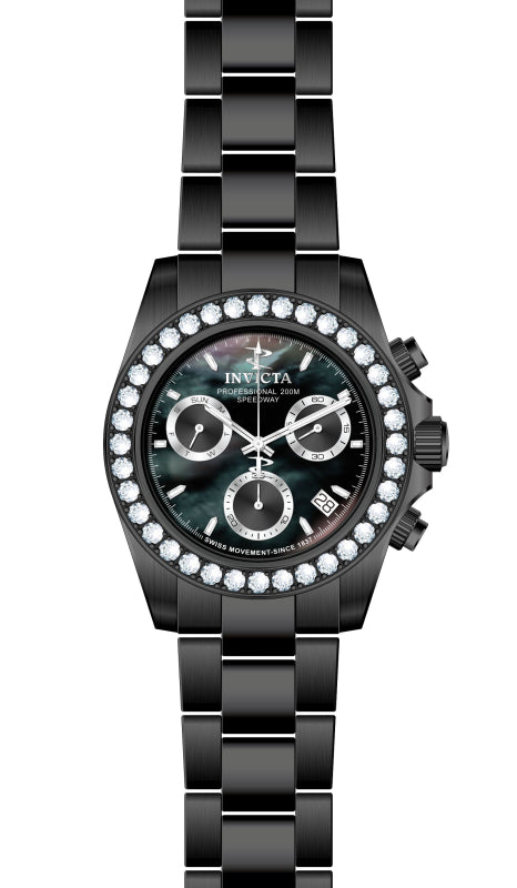 即日発送GADID ANONIEM VILMA/BLACK Elite Diamond Black Mother-of-Pearl dial / Black Stainless Steel