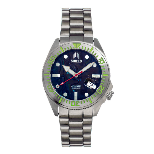 Atlantis Black | Multi-colored Dial