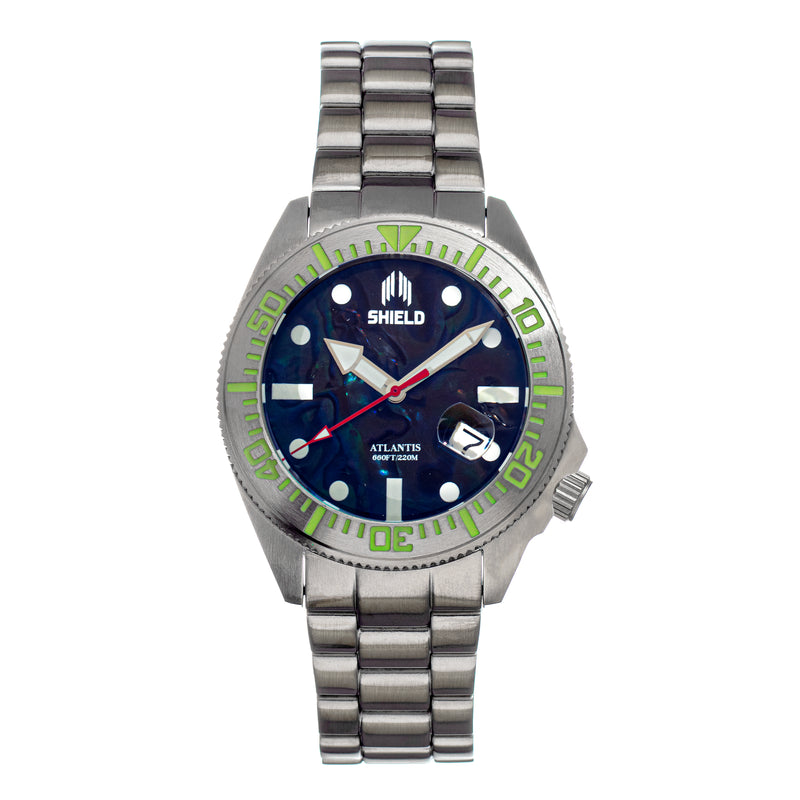 Atlantis Black | Multi-colored Dial