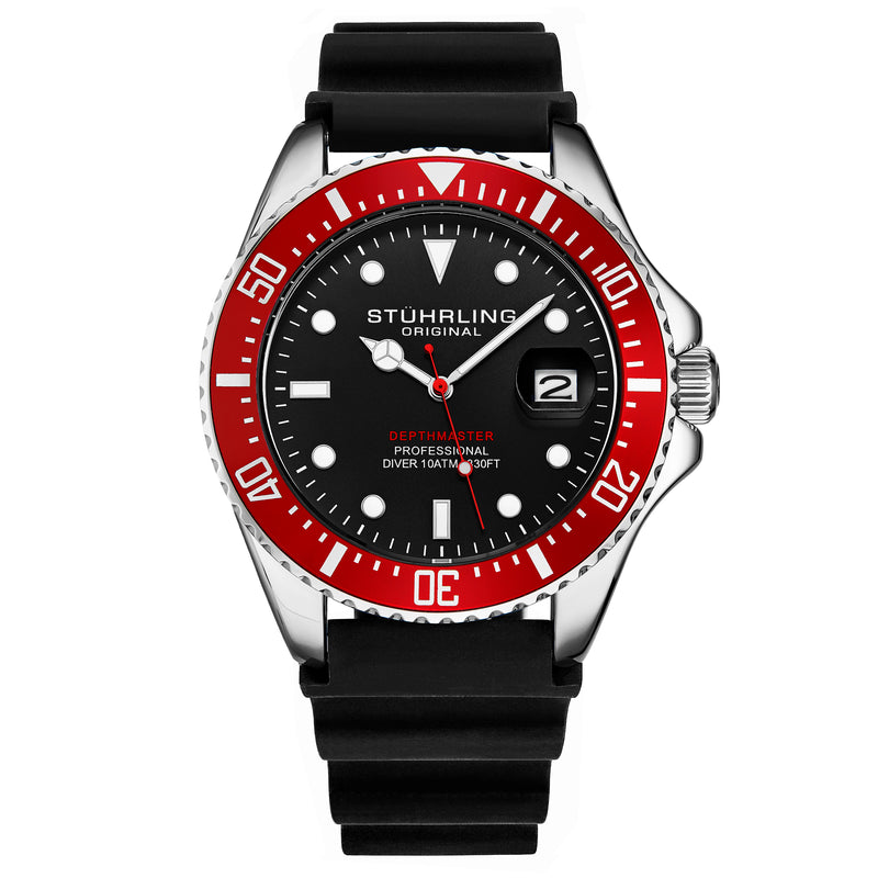 Aquadiver 3950r Black/Rubber | Black Dial