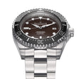 Deep Marine Explorer Swiss Automatic II Silver bezel | Brown Dial