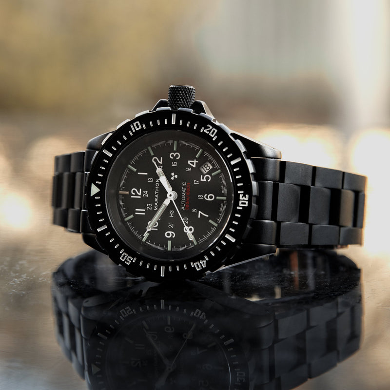 20MM ANTHRACITE STAINLESS STEEL BRACELET (FOR LARGE DIVE) STAINLESS STEEL MARATHON BRACELET