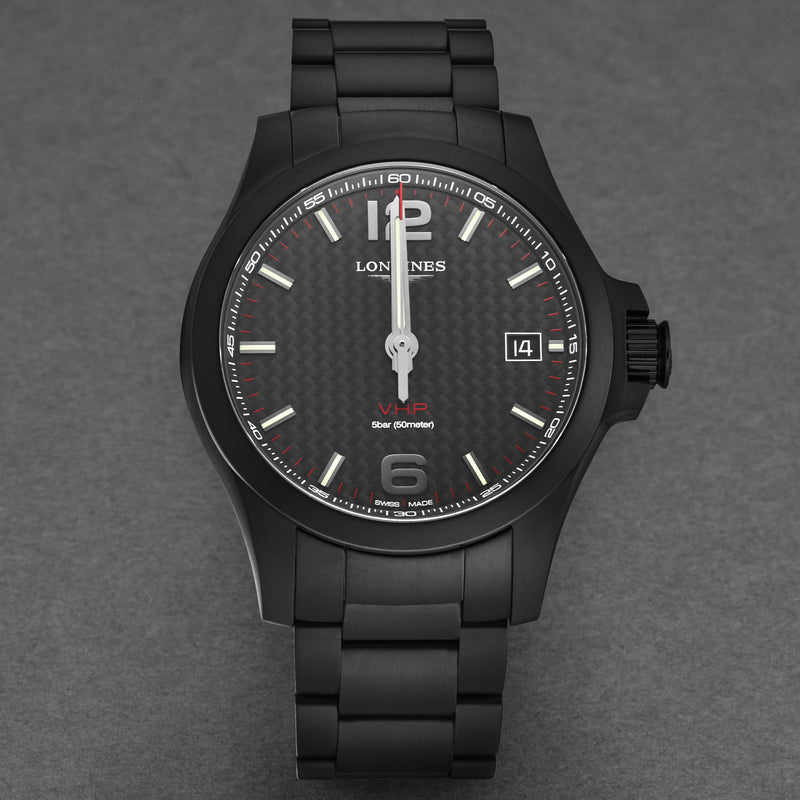 Conquest V.H.P. L37282666 / Black | Black Dial