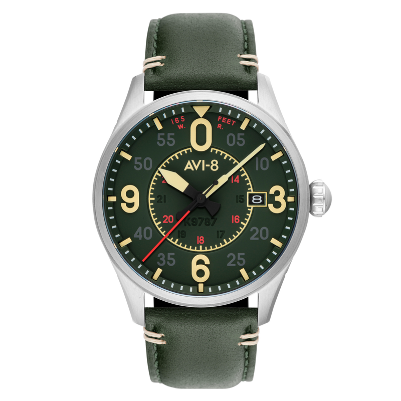 Spitfire Smith Automatic Green / Leather | Green Dial
