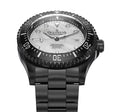 Deep Marine Explorer III Black Stainless bezel | White Dial Watch